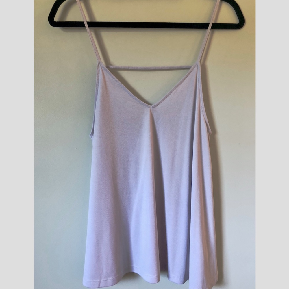 SILENCE + NOISE Lavender Flowy Sleeveless Top